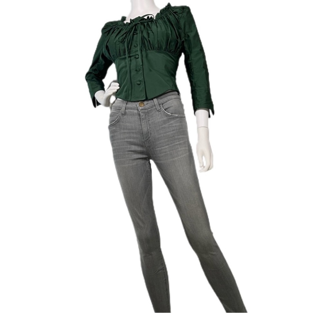 CURRENT/ELLIOTT Stiletto High Waist Gray Fade Skinny Jeans size 28 or 4 6
